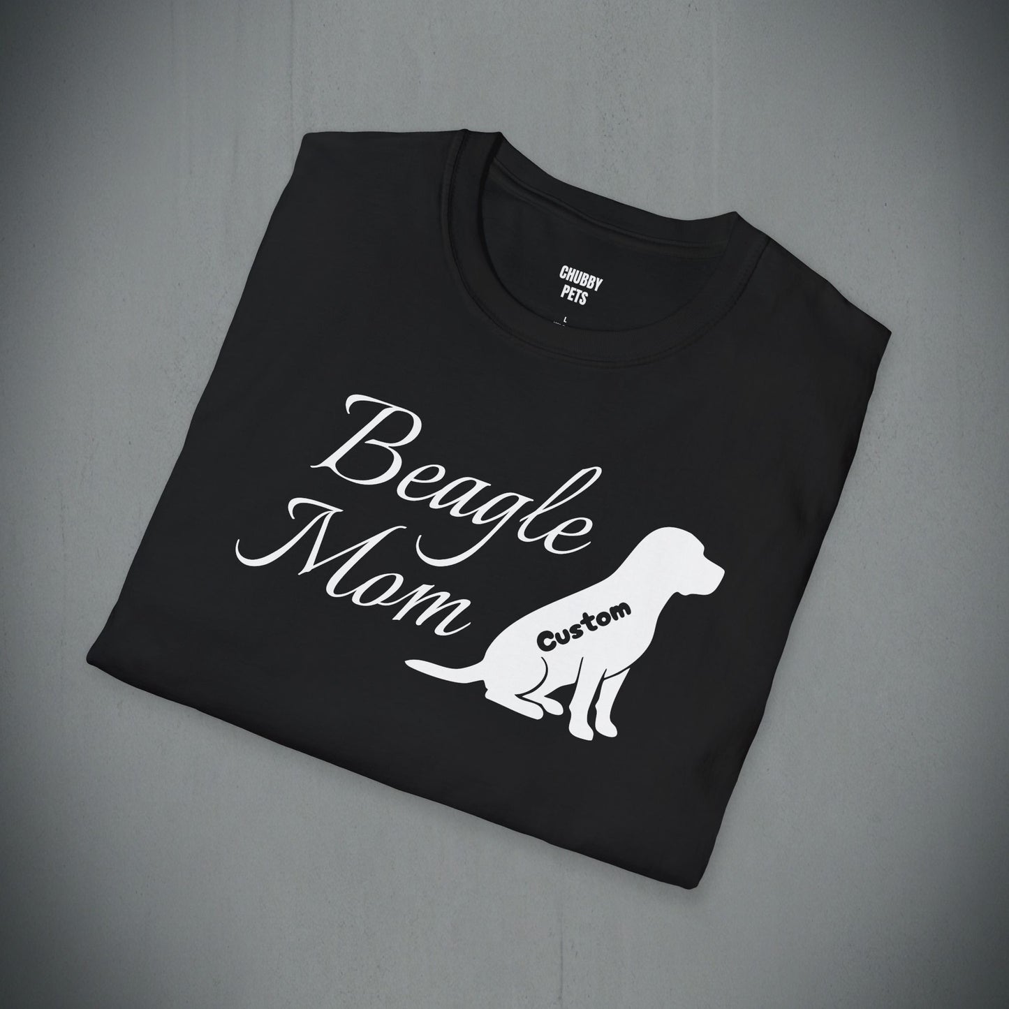 Custom Beagle Mom T-Shirt - Personalized Dog Lover Gift